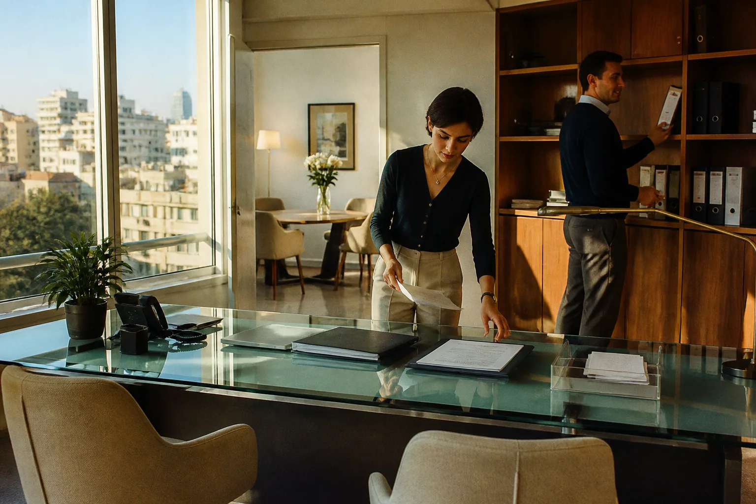Intérieur de bureau à Boulogne-Billancourt