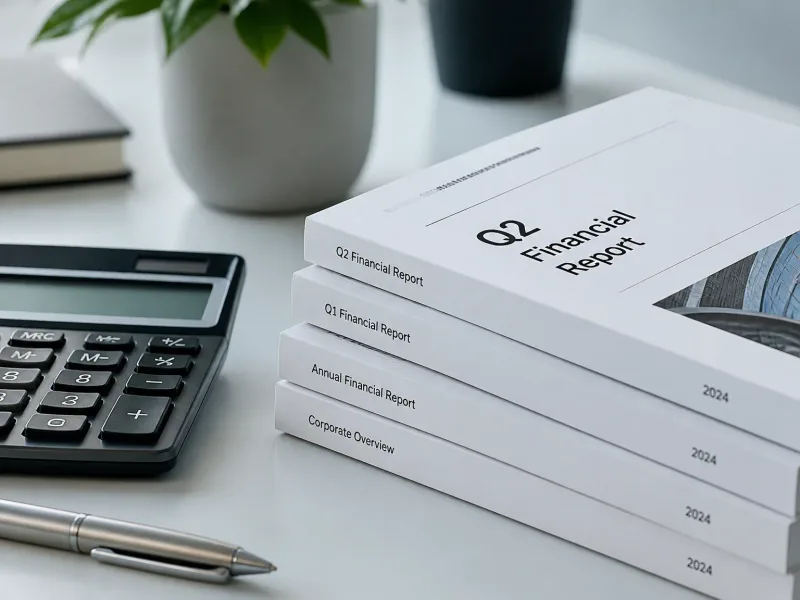 Rangements et outils comptables sur bureau calme et organisé