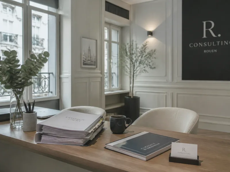 Espace de travail accueillant pour un accompagnement administratif