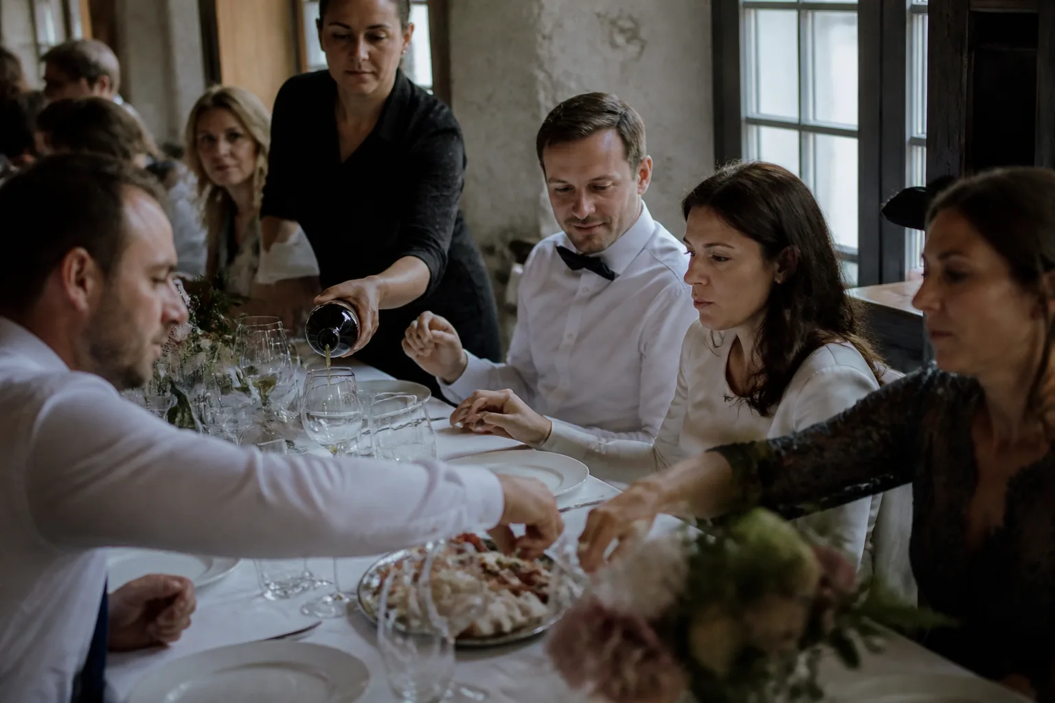 Réception mariage à Strasbourg, moment documentaire