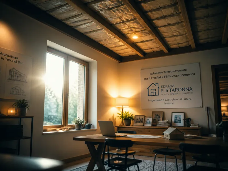 Intérieur rénové avec isolation thermique et lumière naturelle